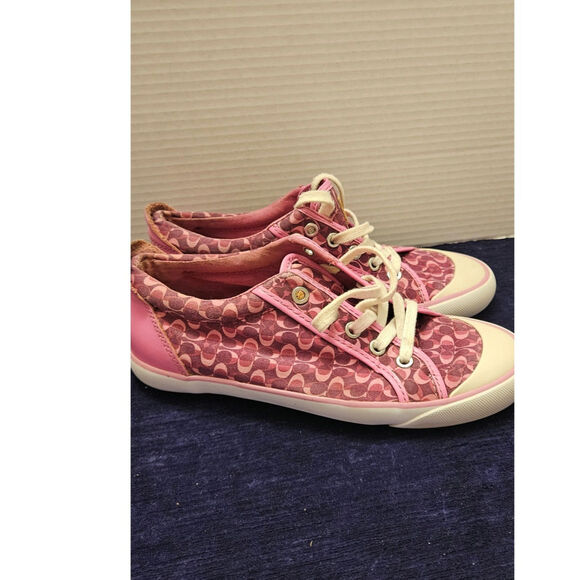 Coach pink sneakers, size 7 - Picture 4 of 5